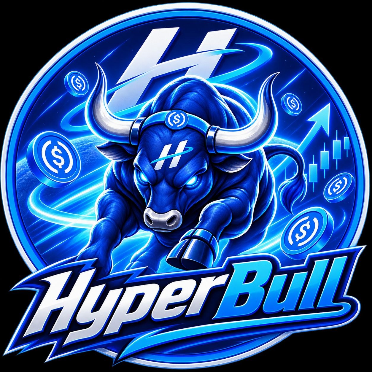 HyperBull logo emblem